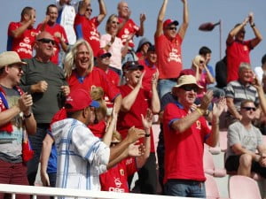 A brilliant ending for the travelling fans.