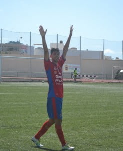 That's what it feels like to score the winner, Javi Melian.