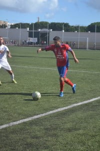 A good performance from Lanzarote midfielder Marcos Cabrera.